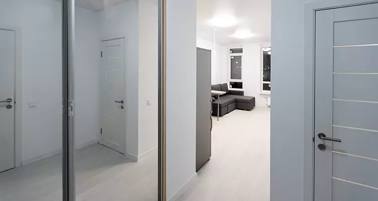 Modern Mirrored Closet Doors Repair in Pensacola, FL